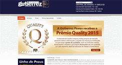 Desktop Screenshot of gutierrezpneus.com.br