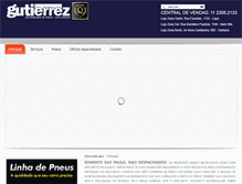 Tablet Screenshot of gutierrezpneus.com.br